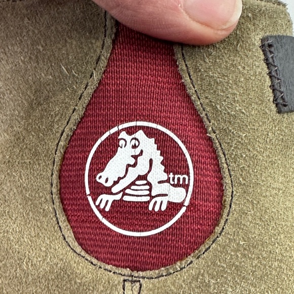 Crocs Boys Dawson Suede Boots - Red and Brown - Picture 2 of 16